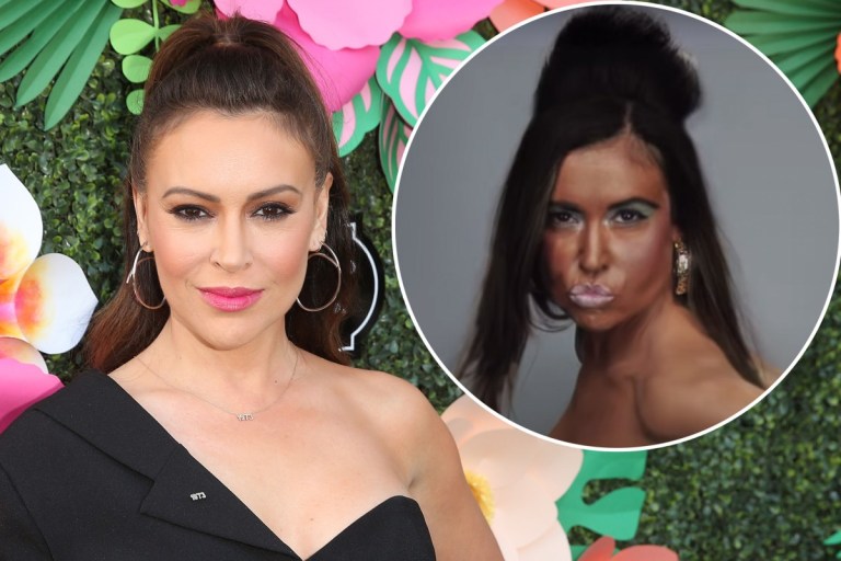 Fact Check – TRUE, Alyssa Milano Posed in Blackface