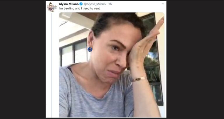 Fact-Check: True – Alyssa Milano Cried Like a Baby on Twitter: “Nobody Will Hire Me”