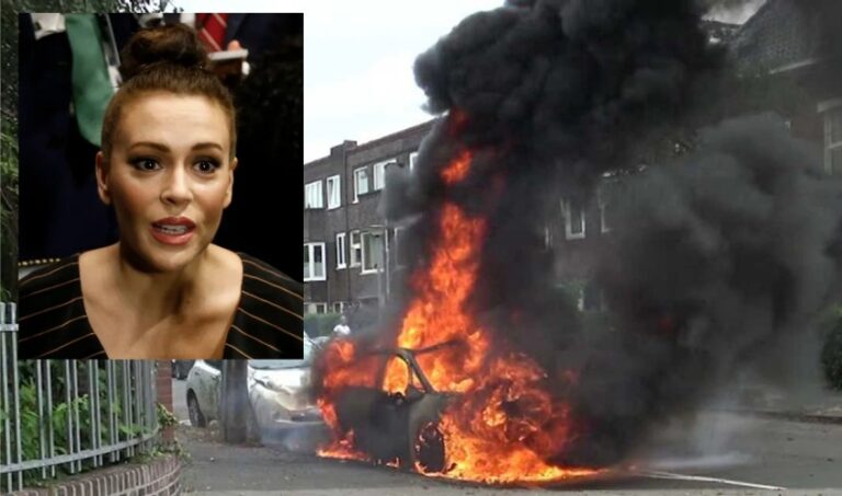 Fact-Check: TRUE – Alyssa Milano’s Volkswagon Went Up In Flames With Her Dignity