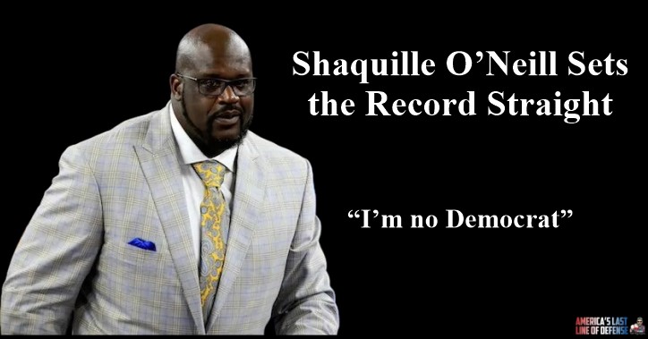 Shaq Squashes the Rumors: “I’m No Democrat”